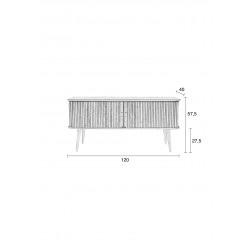 Buffet et meuble TV SIDEBOARD BARBIER en bois par Zuiver