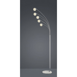 Lampadaire design LED cinq globes - Chris