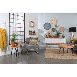 Fauteuil design Ridge Lounge Rib avec accoudoir