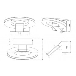 Applique design LED Oval Trio