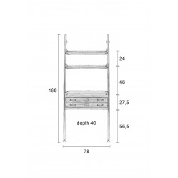 Etagère industrielle Shelf Rook - Boite à design
