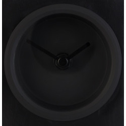 Horloge noire Brick Zuiver
