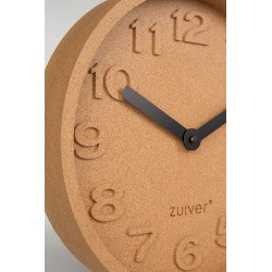 Horloge déco en liège Cork Time Zuiver