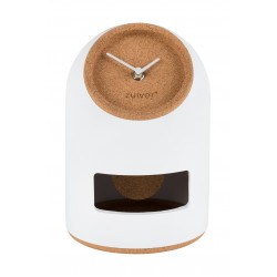 Horloge blanche design Uno Zuiver