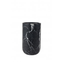 Vase noir design en marbre Fajen Zuiver