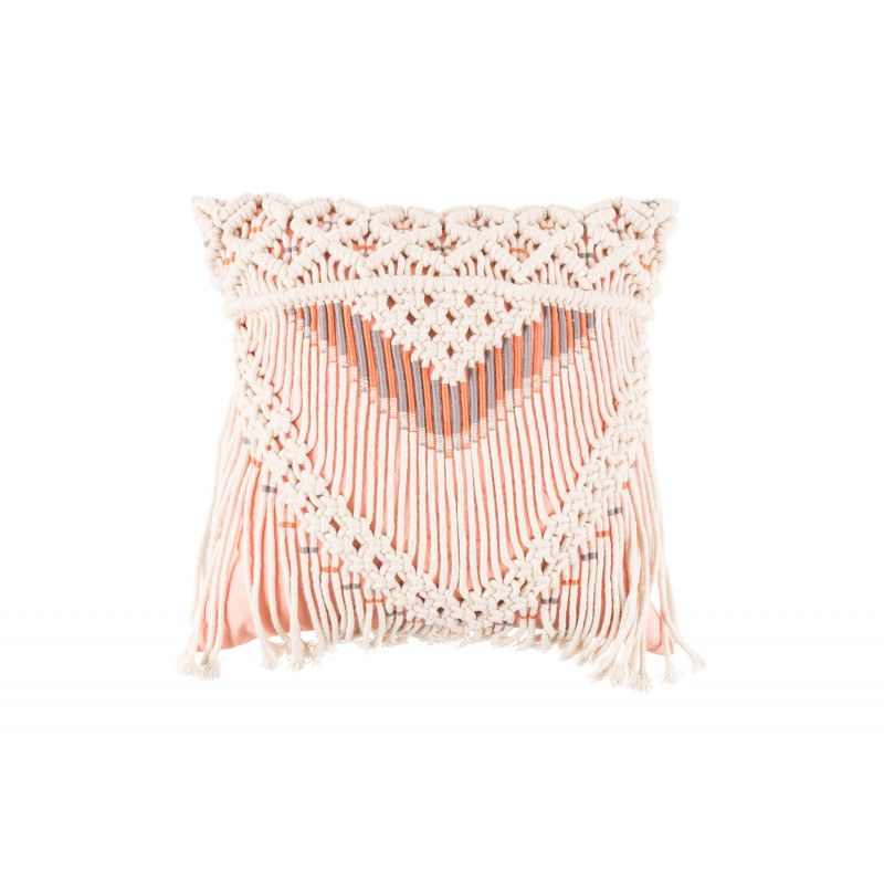 Coussin SAAR ivoire et rose - Zuiver Coussin SAAR ivoire et rose - Zuiver