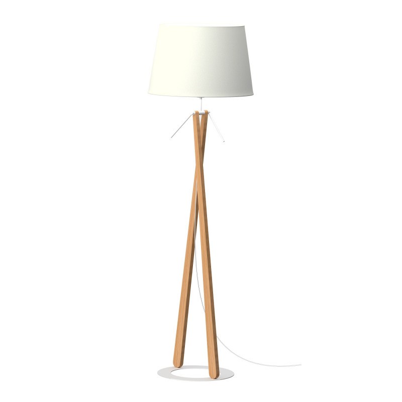 Lampadaire en bois ZAZOU LS par Aluminor