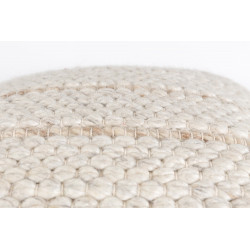 Coussin à franges en laine naturelle - Zuiver