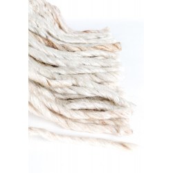 Coussin à franges en laine naturelle - Zuiver