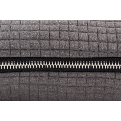Coussin design Elle noir
