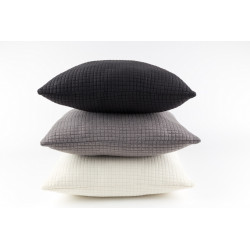 Coussin design Elle noir