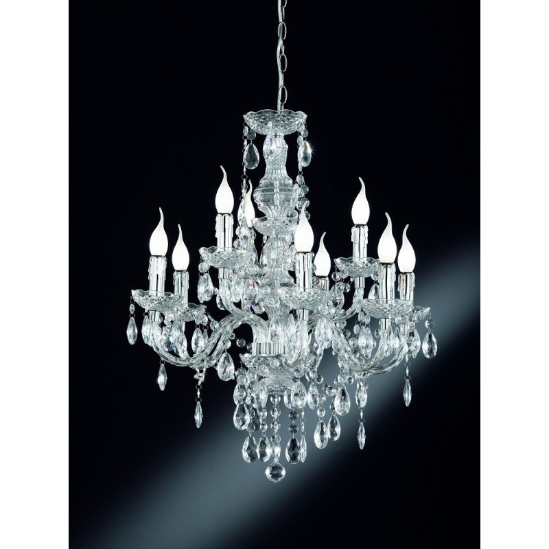 Lustre baroque 9 Lampes Lustre baroque 9 Lampes