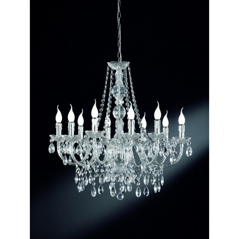 Lustre baroque 10 Lampes Lustre baroque 10 Lampes