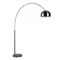 Lampadaire design chrome en arc Metal BOW XXL 204cm