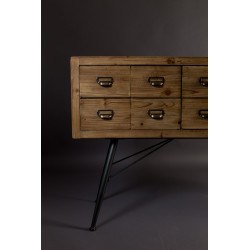 Buffet en bois Six style indus - Dutchbone