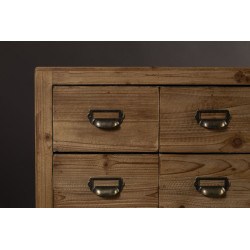 Buffet en bois Six style indus - Dutchbone