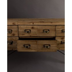 Buffet en bois Six style indus - Dutchbone