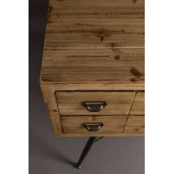 Buffet en bois Six style indus - Dutchbone