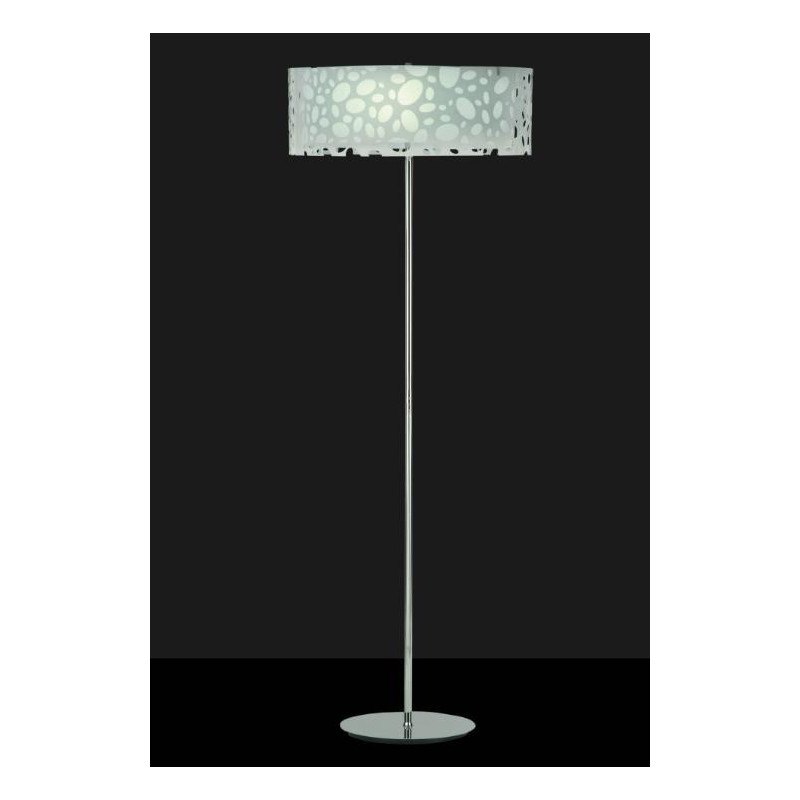 Lampadaire design blanc- Moon