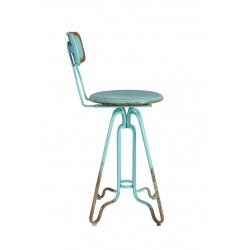 Tabouret vintage Ovid look industriel - Dutchbone