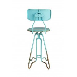 Tabouret vintage Ovid look industriel - Dutchbone
