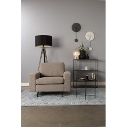 Canapé design tissu anthracite JEAN