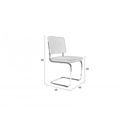 2 Chaises design DIAMOND - zuiver