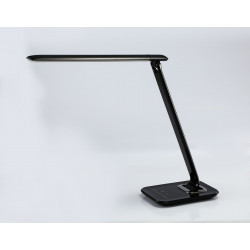 SLIM: Lampe de bureau LED 510 lumen, 6W, interrupteur tactile, noir