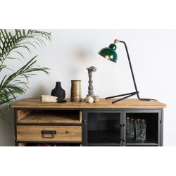 Petit buffet style industriel bois et métal Diaman - Boite à design