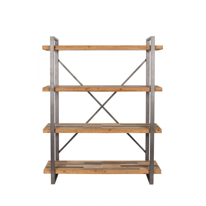 Étagère industrielle bois et métal Joy - Boite à design Étagère industrielle bois et métal Joy - Boite à design