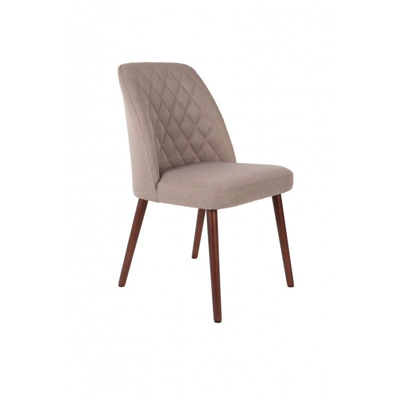 Chaise tissu diamant molletonné Conway - Boite à design Chaise tissu diamant molletonné Conway - Boite à design