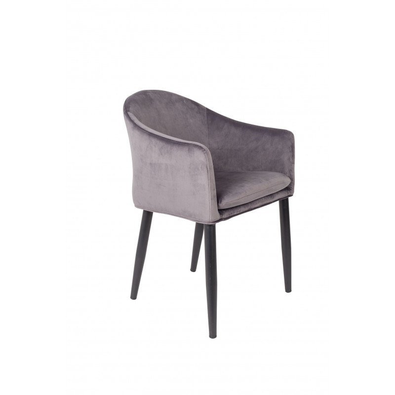 Fauteuil en tissu velours Catelyn - Boite à design Fauteuil en tissu velours Catelyn - Boite à design