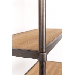 Étagère en bois et métal sur roulette SIMON - Boite à design