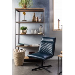 Étagère en bois et métal sur roulette SIMON - Boite à design