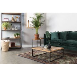 Étagère en bois et métal sur roulette SIMON - Boite à design