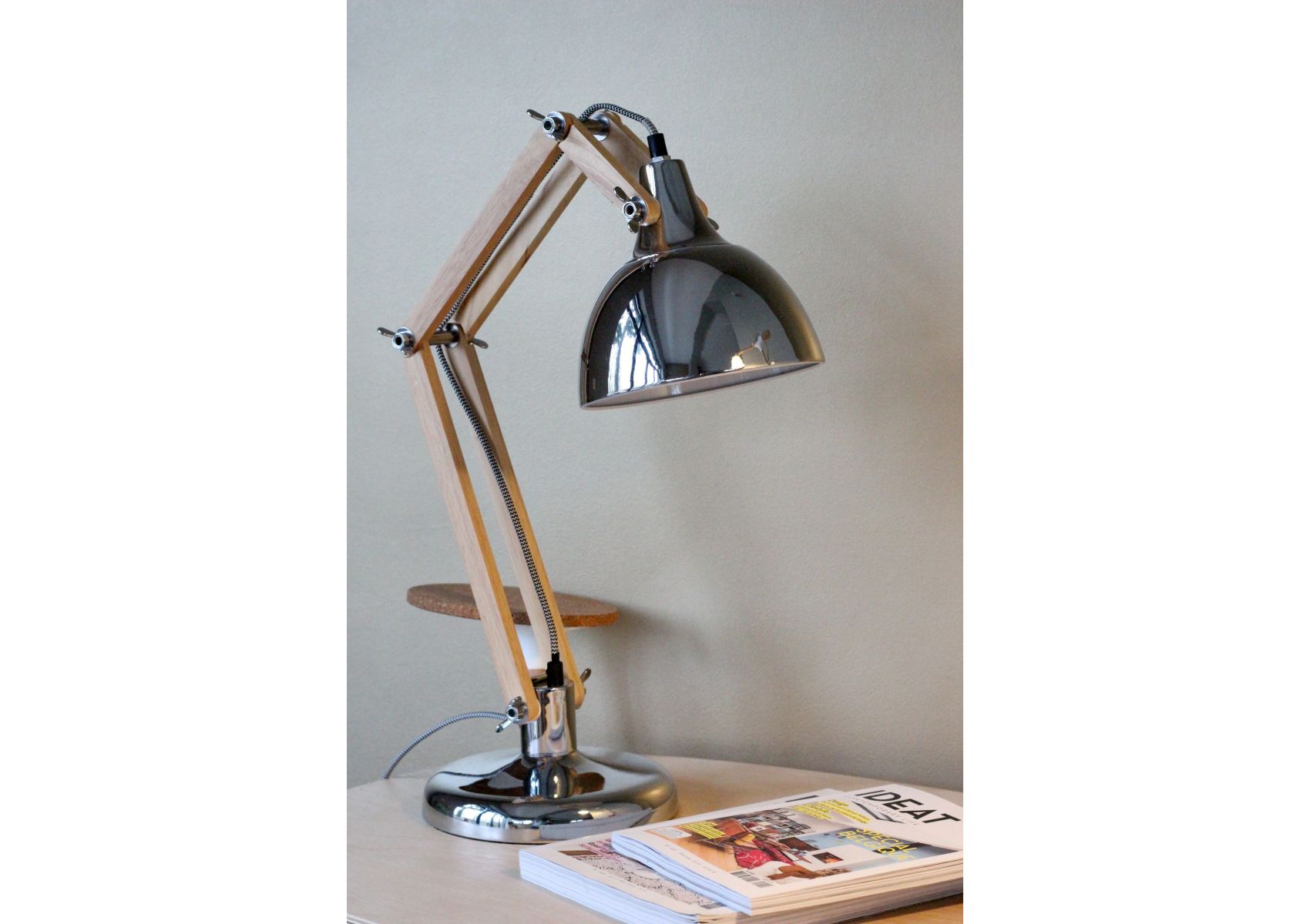 Grande lampe du bureau articulée industrielle DEXTER RedCartel
