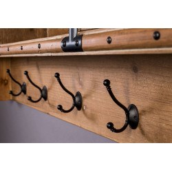Patère et meuble de rangement en bois massif Amador - Dutchbone