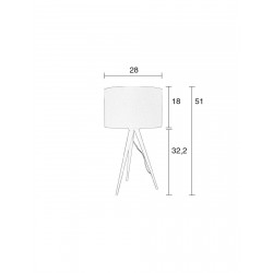 Lampe à poser design TRIPOD - deco zuiver