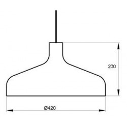 Suspension Brasilia S design Aluminor