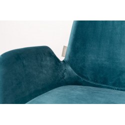 2 fauteuils Brit en velours - Zuiver