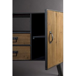 Buffet haut en bois et métal Gin