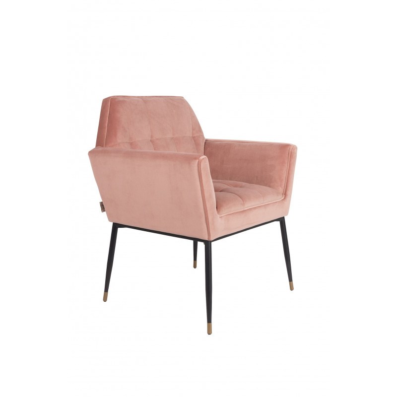 Fauteuil tissu velours Kate - Dutchbone Fauteuil tissu velours Kate - Dutchbone