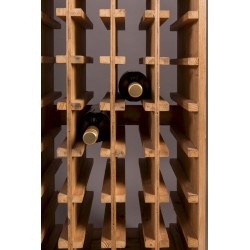 Etagère à bouteilles de vin et verres en bois Claude - Dutchbone