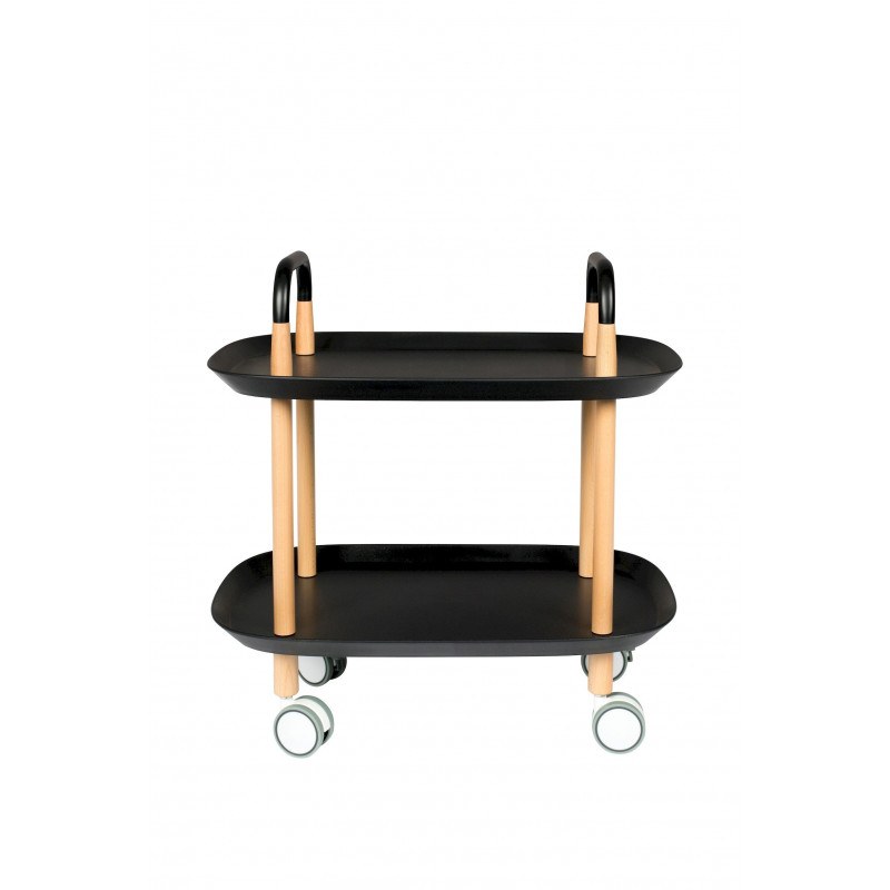 Desserte Cruiser en bois et métal sur roulette - Boite à design Desserte Cruiser en bois et métal sur roulette - Boite à design