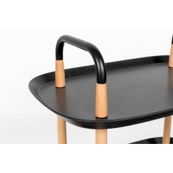 Desserte Cruiser en bois et métal sur roulette - Boite à design