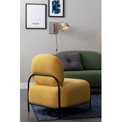 Fauteuil design en tissu Polly - Boite à design