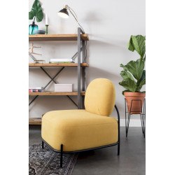 Fauteuil design en tissu Polly - Boite à design