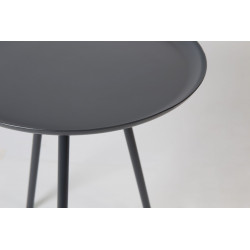 Table d'appoint design Frost trépied métal