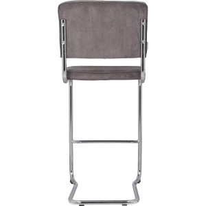 Tabouret velours Ridge Kink