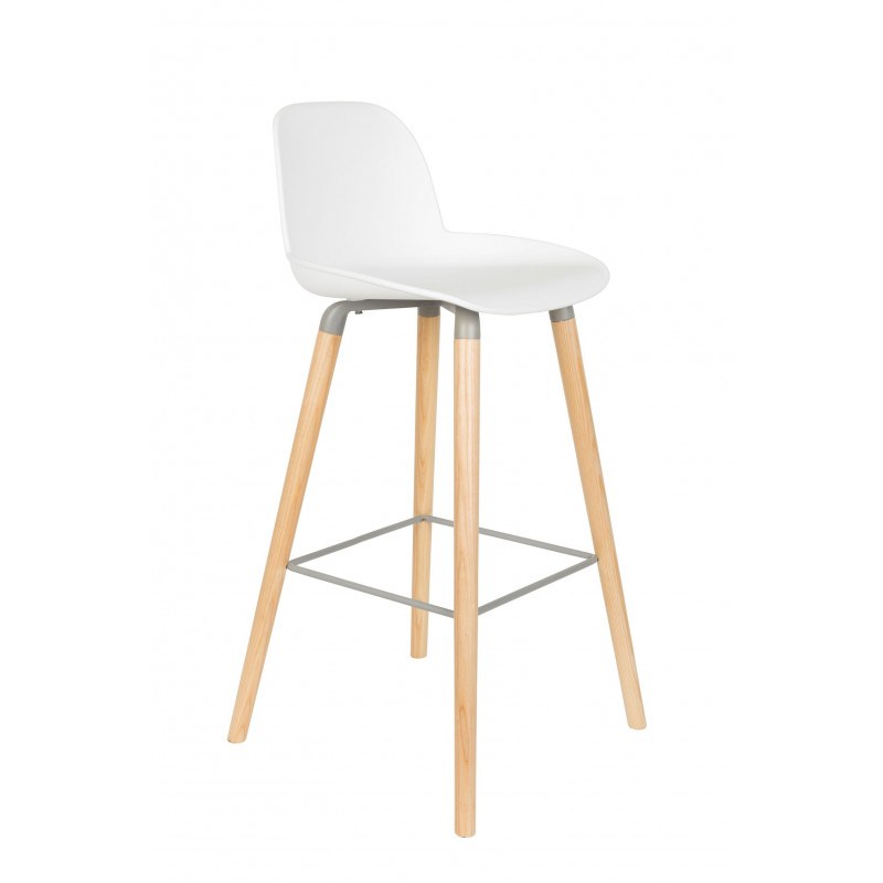 Lot de 2 tabourets scandinaves Albert Kuip 75 cm - Zuiver